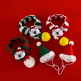 thumbnail image 4 of FurryElves Cozy Pet Christmas Decoration Santa Hat" - With a Diameter of 3.15in and a Height of 4.33in, Adjustable Size., 4 of 5