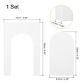 thumbnail image 2 of Uxcell Door Combination Photography Background Props Set, Hard Foam Photo Props Geometric Cube for Photo Shoot White, 2 of 5