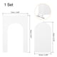 thumbnail image 2 of Juego de accesorios de fondo de fotografía de combinación de puerta Uxcell, accesorios de fotografía de espuma dura, cubo geométrico para sesión de fotos en blanco, 2 of 5