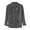 Gray, variant on NGTEVOOS Men's Baggy Solid Cotton Linen Long Sleeve Button Pocket Plus Size T Shirts