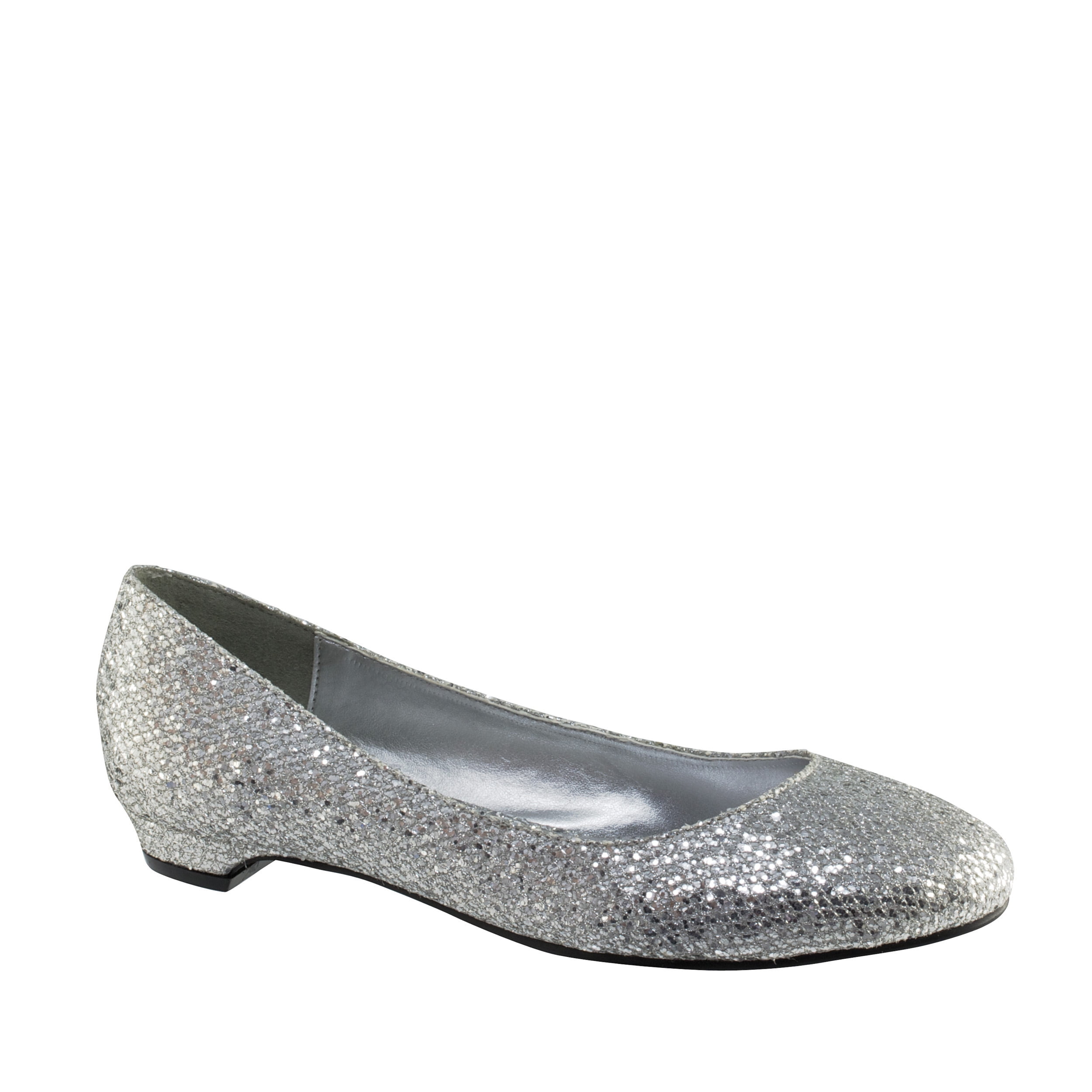 wide width silver flats