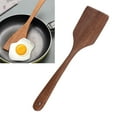 thumbnail image 4 of Wooden Spoon, Easy To Maintain Cooking Spatula Heat Humidity Resistant Carefully Designed Handle Exquisite Workmanship  For Gift For Kitchen Cooking 33.5cm Long,30.5cm Long, 4 of 8