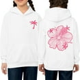 thumbnail image 2 of BOOMNY Girls Hoodie Long Sleeve Soft Sweatshirt Graphic Coconut Tree Hoody Kids Cute Pullovers Tops Cozy Toddler Dailywear, 2 of 9