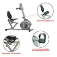 thumbnail image 3 of Sunny Health & Fitness SF-RB4631 Recumbent Bike with Arm Exerciser, 3 of 5
