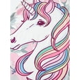 thumbnail image 4 of WIBACKER 3-8Y Little Girls Nightgowns Short Sleeve Nightdress Kids Unicorn Nightie Dress Sleepwear Pajamas, 4 of 9