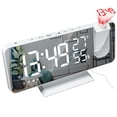 thumbnail image 4 of GROWTH TANK Bedside FM broadcast with projection alarm clock, Digital, adjustable brightness White, 4 of 8