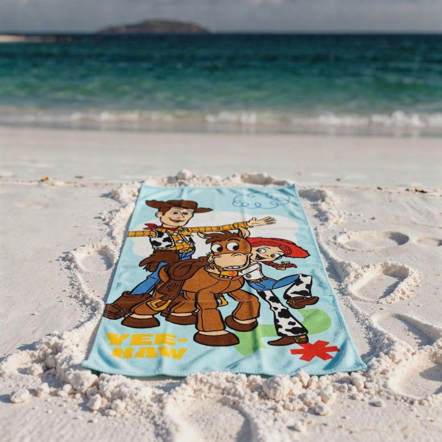 Toy Story Kindness Club Kids Beach Towel, Cotton, Mulitcolor, Disney, 28" x 58"