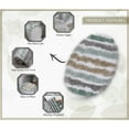thumbnail image 6 of HOME WEAVERS INC Toilet Lid Cover, Machine Wash Seat Covers, 18x18, Green, 6 of 9