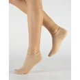 thumbnail image 4 of Calzitaly 50 DEN 6 Pairs Ankle Liner Socks, Opaque Trainer Socks In Microfiber – Unisex (USA: 5.5/9 = EU: 35/40, 2 White, 2 Black, 2 Skin), 4 of 6