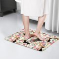 thumbnail image 4 of Chihuahua and Flower Florals Flannel Non Slip Door Rugs,Washable Door Mats Indoor,Decorative Door Mats,Dirt-Resistant and Absorbent Doormat for Entrance,Bedroom,Kitchen,Bathroom,31.5x17in(80x43cm), 4 of 4