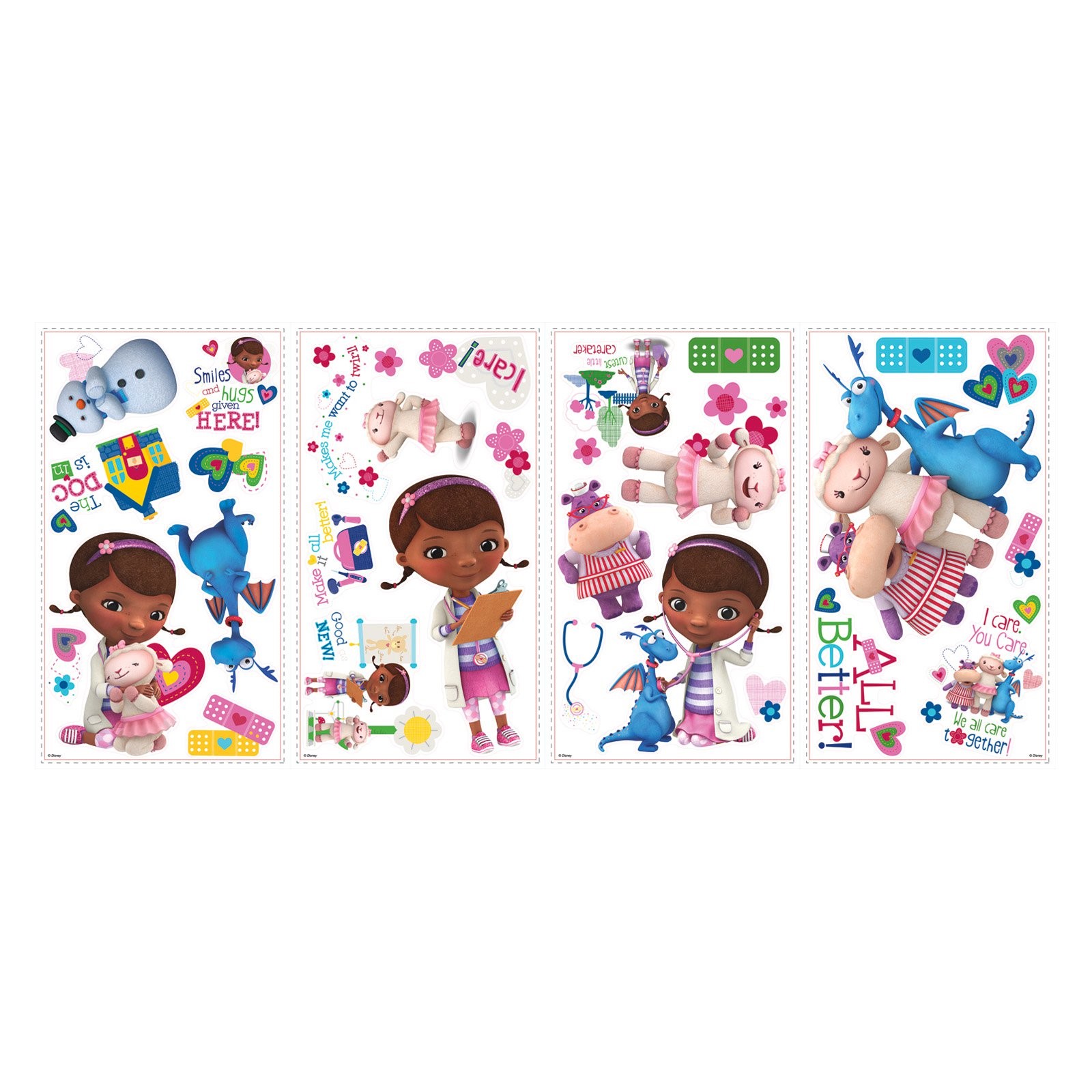 Doc Mcstuffins Peel And Stick Wall Decals Walmart Com