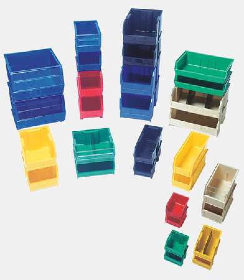 QUANTUM STORAGE SYSTEMS DUS239 Bin Divider, 10L x 69/16W, Black, PK6