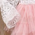thumbnail image 4 of Enfants Bébé Filles Backless Dentelle Fleur Robe Parti Bal Demoiselle d'Honneur Parti Robes de Concours, 4 of 5