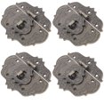 thumbnail image 2 of Shisuyan Multi Color Zinc Alloy Drawer Lock Buckle 4Pcs 3.38X2.52X0.47In, 2 of 9