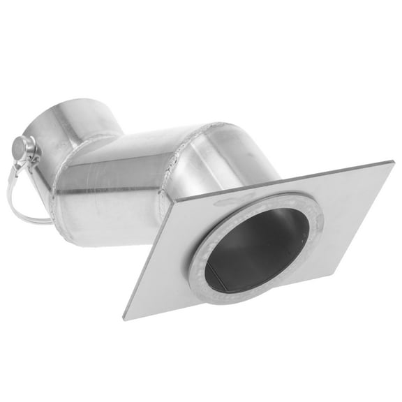EXHUMKY Stainless Steel Rain Chain Gutter Adapter Silver Home Use