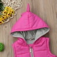 thumbnail image 4 of One opening Kids'  Zipper Vest Dinosaur Cotton-Padded Waistcoat Jacket, 4 of 5