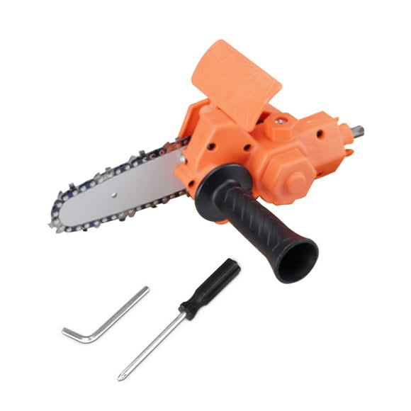 Homgeek 4 Inch Electric Drill Modified To Electric Chainsaw Tool Attachment Electric Chainsaws Accessory Practical Modification Tool Set Woodworking Cutting Tool
