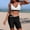 White, variant on Naittoop Womens Tankini Swimsuits Belly Control Push Up Swimwear Color Block Two Piece Bathing Suits Swim Top with Boyshorts