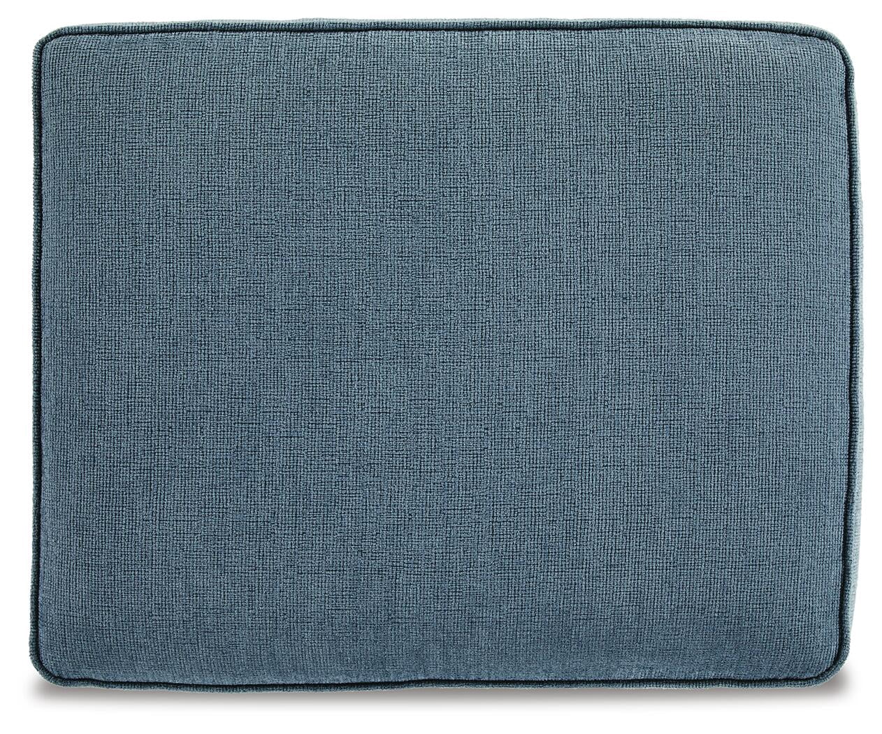 Signature Design by Ashley Contemporary Cashton Ottoman Chenille Blue