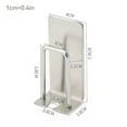 thumbnail image 4 of QualitChoice 1/2/3/5 Wall Mounted Stainless Steel Toothbrush Holder Toothpaste Organizers Stand Cup Rack Bathroom Accessories Storage 1PCS, 4 of 6