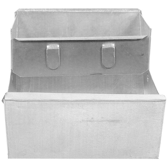 BESTYASH Hay Feeder For Rabbits Durable Iron Rabbit Food Feeder Silver 1Pcs