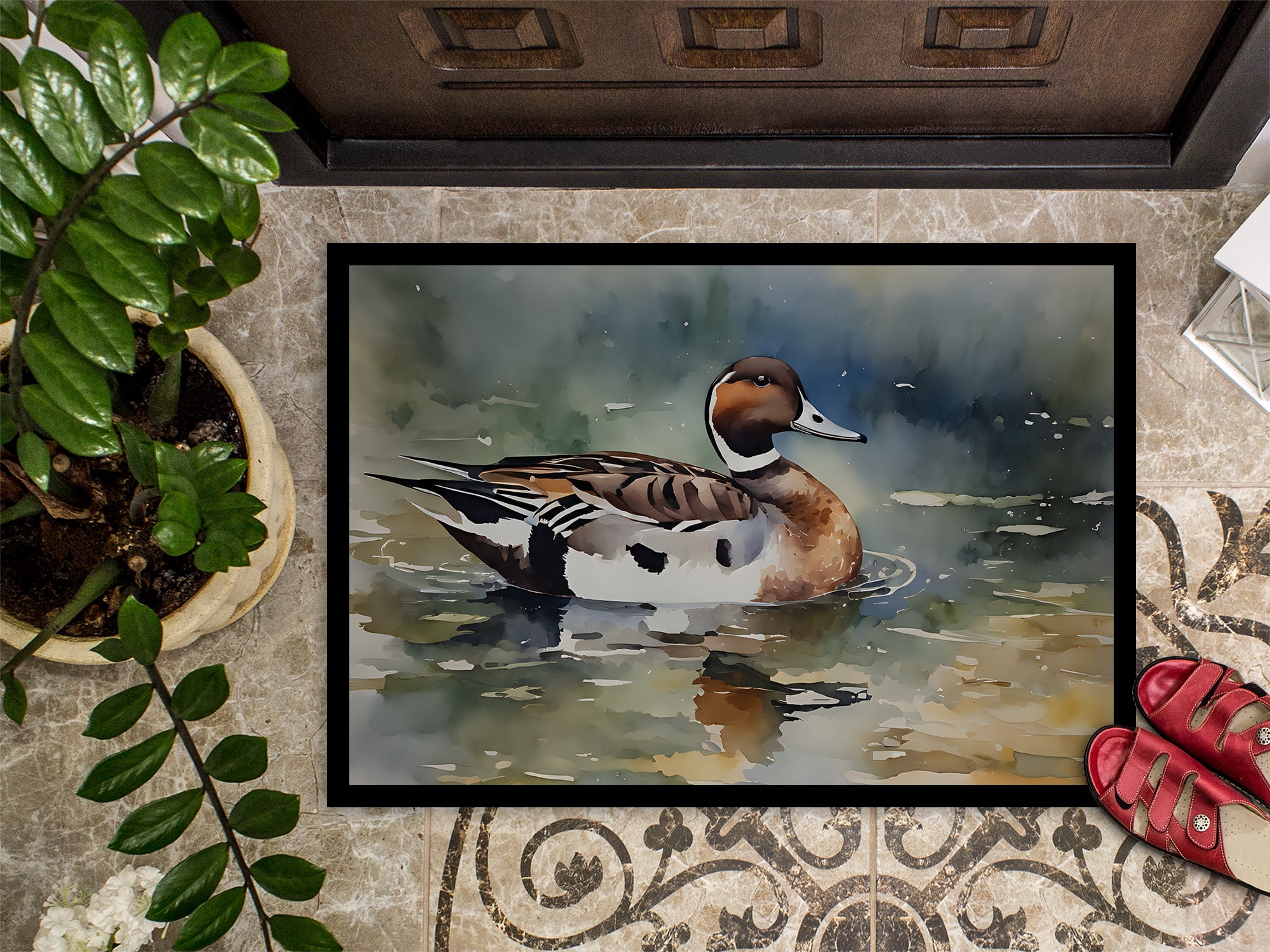 Carolines Treasures DAC3245MAT 18 x 27 in. Unisex Northern Pintail Doormat