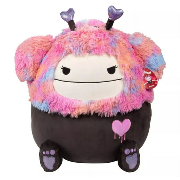 Squishmallows 8" Frumpy the Black and Tie-Dye Bigfoot Valentine's Day Plush