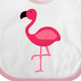 thumbnail image 4 of Inktastic Pink Flamingo Boys or Girls Baby Bib, 4 of 4