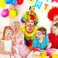 thumbnail image 2 of Diadema de bufón, sombrero de payaso, diadema, disfraz de carnaval, divertidos accesorios de actuación, tocado de payaso para adultos y niños, 2 of 7
