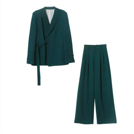 

2023 Light luxury high-end fashion trend style suit set French light cooked wind two-piece set