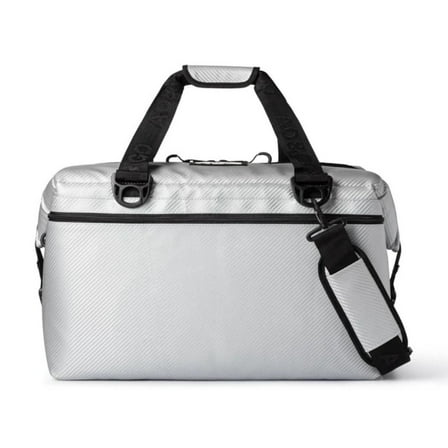 AO Coolers Carbon Soft Cooler with High-Density Insulation, Silver, 48-Can