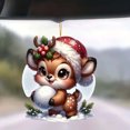 thumbnail image 7 of Lilixerw Acrylic Christmas Deer Pendant,Hanging Cute Deer Decoration for Car Rearview Mirror Decorations Christmas Ornaments, 7 of 7