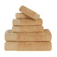 thumbnail image 3 of Superior Rayon from Bamboo Soft Modern 6-Piece Towel Set, Gold, 3 of 13