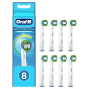 Oral-B Braun Precision Clean 4210201329343 Toothbrush Heads with Cleanmaximiser Bristles for Optimal Cleaning in Letterbox Packaging Pack of 8