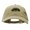 Khaki, variant on Taco Taco Embroidered Washed Solid Pigment Dyed Cotton Twill Brass Buckle Cap - White OSFM