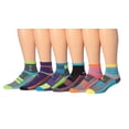 thumbnail image 3 of RONNOX Women's 12-Pairs Running & Athletic Sports Performance Ankle/Quarter Socks WRQ12-AB-ML, 3 of 4