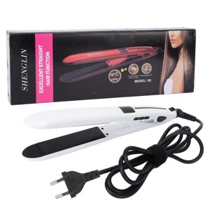 Hair Straightener, Flat Iron  Panel Temperature Adjustable Professional  For Hair Salon For Makeup Room Home EU Plug