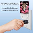 thumbnail image 3 of Rose Leopard LED Square Night Light - Energy Efficient and Stylish Illumination for any Room, 3 of 6