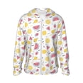 thumbnail image 1 of Balery Watermelon And Lemon Sudadera ligera de manga larga con capucha y protección solar UPF 50+ para hombre y mujer, ideal para pesca y running-X-Large, 1 of 7