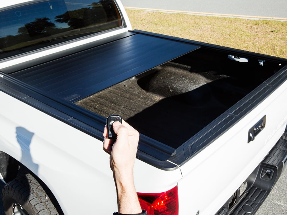 Gatortrax Retractable Mx Electric Power Tonneau Truck Bed Cover 2015 2018 Ford F150 6 5 Ft Bed Walmart Com Walmart Com