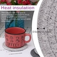 thumbnail image 5 of Algodón Cuerda Taza Almohadilla Delicada Hermosa Práctica Decorativa Duradera Posavasos Mesa De Madera Algodón Tejido Redondo Aislamiento Térmico Taza Almohadilla Estera Bebida Posavasos 6 Piezas sonducket HA025362-05, 5 of 5