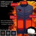 thumbnail image 4 of Wowcloth Cotton Heated Vest for Men and Women with 8-Zone 3-Level Adjustable Temperature Control, Sleeveless Hoodless Design for Winter Outdoor Activities and Casual Wear, 4 of 8