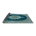 thumbnail image 2 of Ahgly Company Indoor Square Persian Light Blue Traditional Area Rugs, 4' Square, 2 of 4
