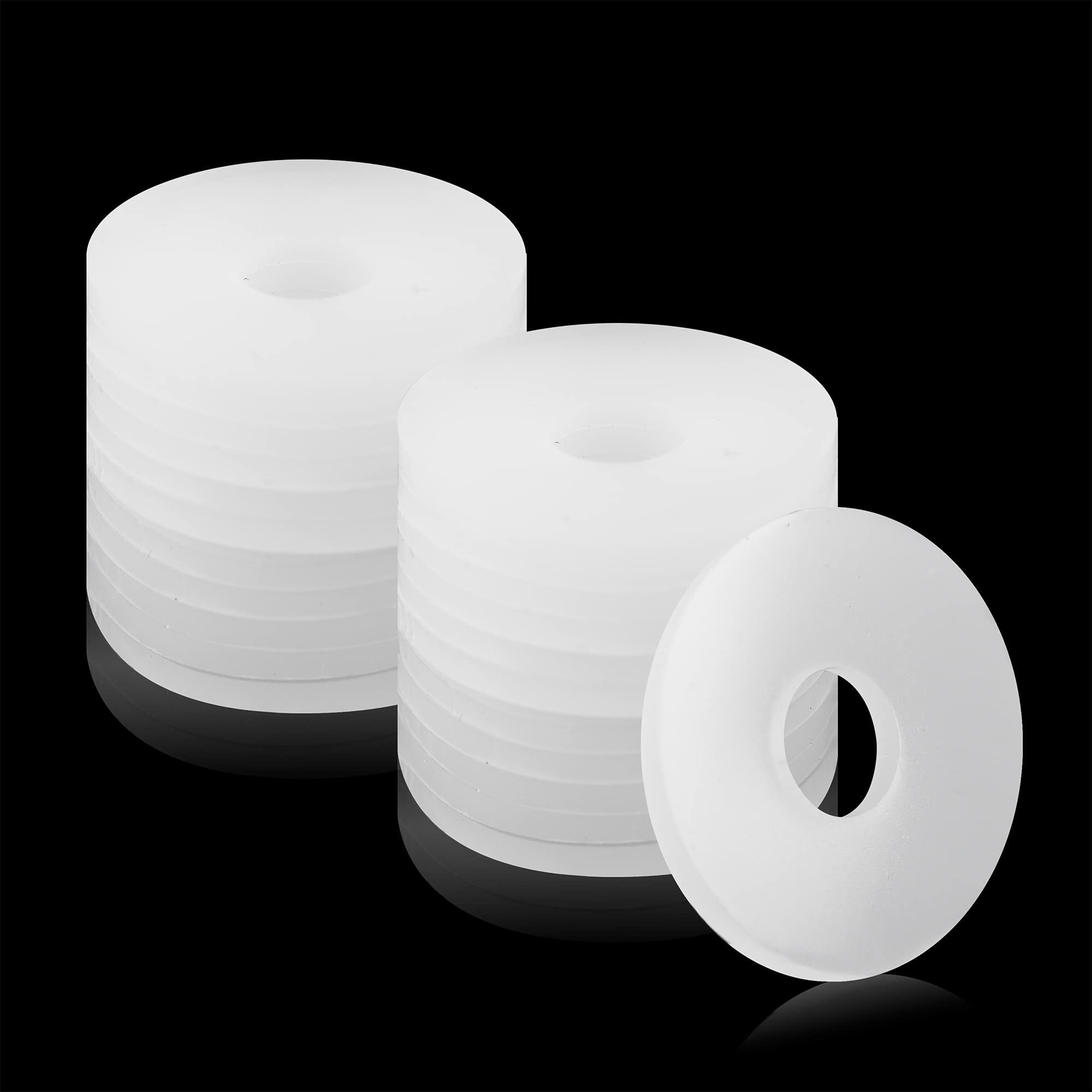 100 Pcs 3 4 Inch Clear Vinyl Replacement Washers Flat Washer Gasket 1 16 Inch 2 mm Thickness Washer Spacer for Glass Shower Door Handle Towel Bars Replacement Parts for Standoff Cap Assemblies Walmart...
