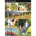 thumbnail image 2 of Portable Outdoor Shower Handheld Rechargeable Camping Showerhead USB Charging, 2 of 7