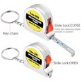 thumbnail image 3 of Functional Retractable Measuring Tape Keychains with Slide Lock, B, 3 of 4