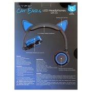 Hype Wired Blue LED Cat Ear Headphones with 3.5mm Jack Plug