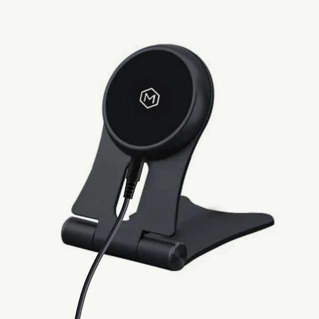 MightyMount - Magsafe Magnetic Phone Holder with Wireless Charger, Black