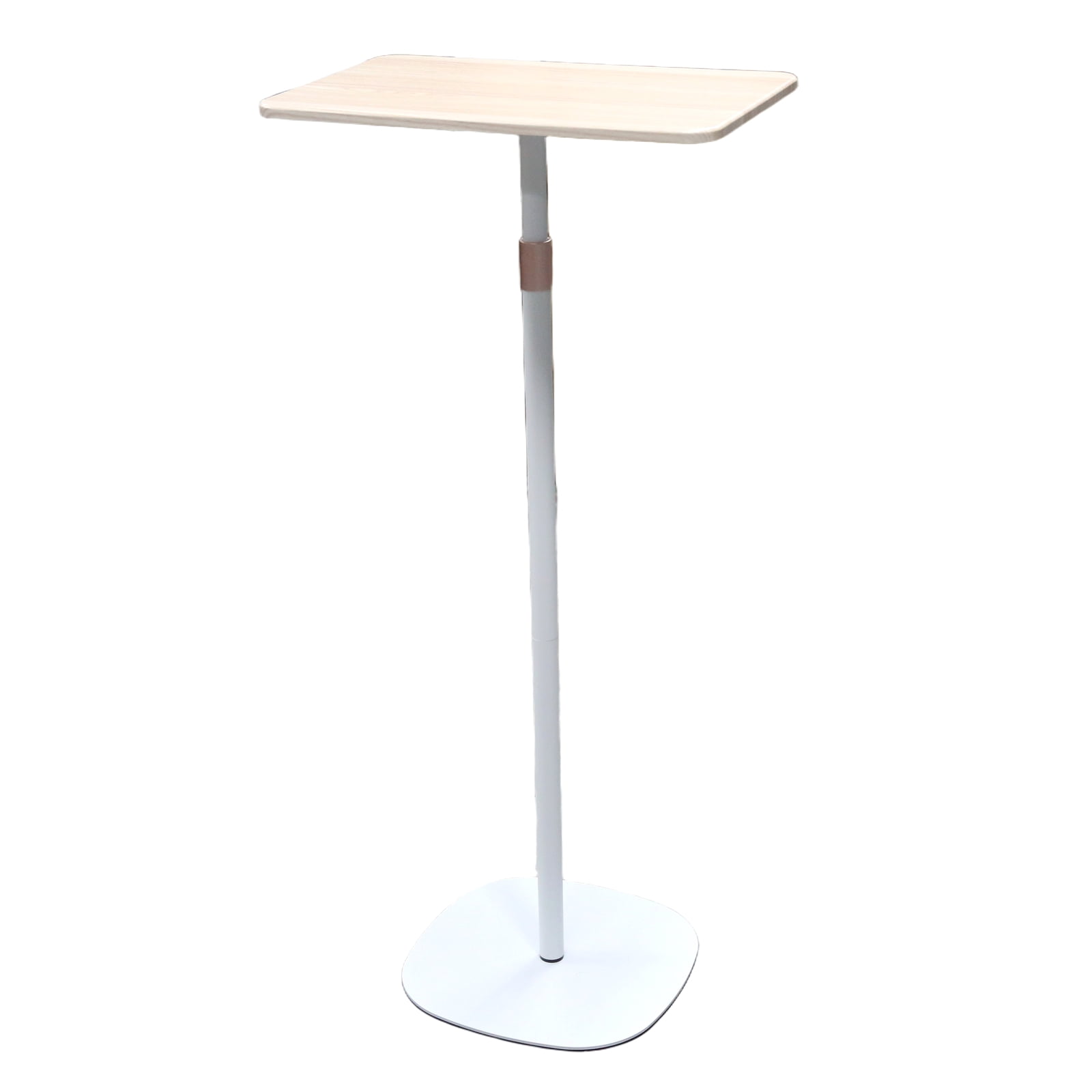 DERCLIVE Portable Laptop Floor Stand, Bedside/Sofa Table with Height Adjustable 18''~47'', Projector Stand, Teacher Podium for Home, Office, Classroom