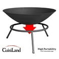 thumbnail image 3 of Cuisiland Fire Pit Bowl with Grate and Multiuse Stand, 3 of 3